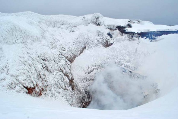 Villarrica crater