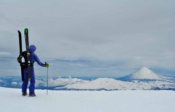 View of Lanin from Villarrica