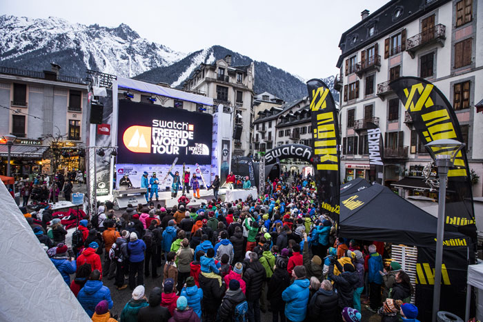 Pic: Freeride World Tour 2014 Chamonix, by J. Bernard